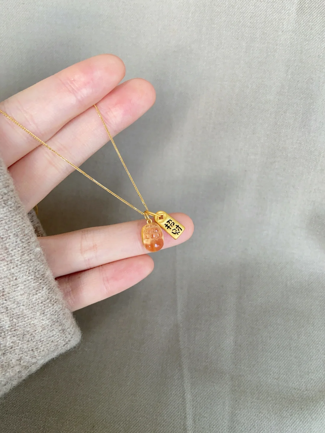 为什么女孩子一定要带黄水晶貔貅项链‼️