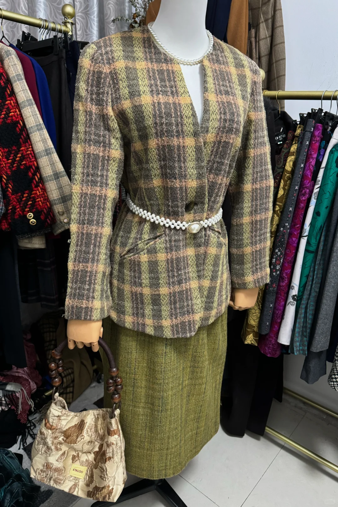 Vintage复古港风套装