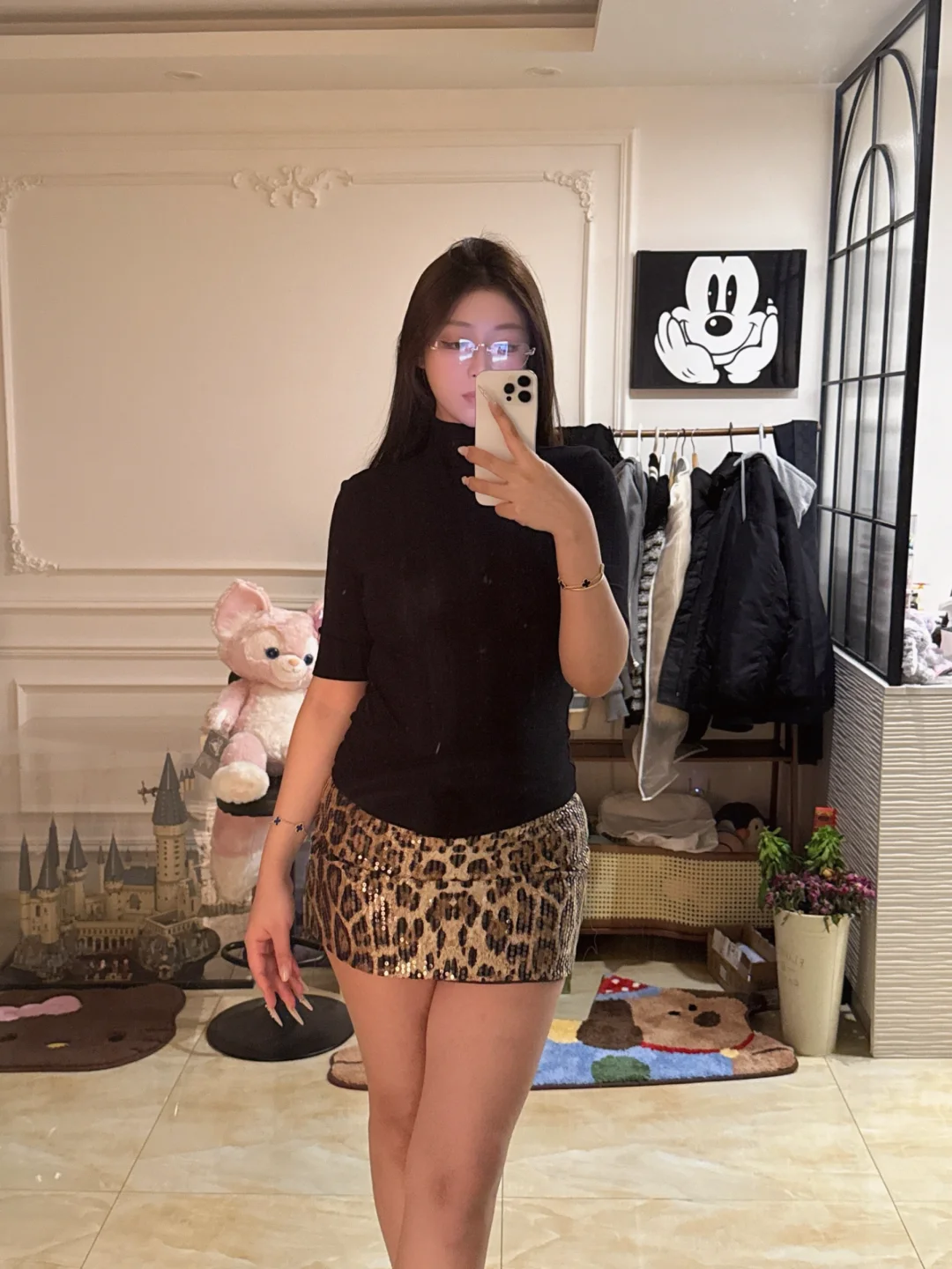 美到发晕的豹纹短裤！！！💖