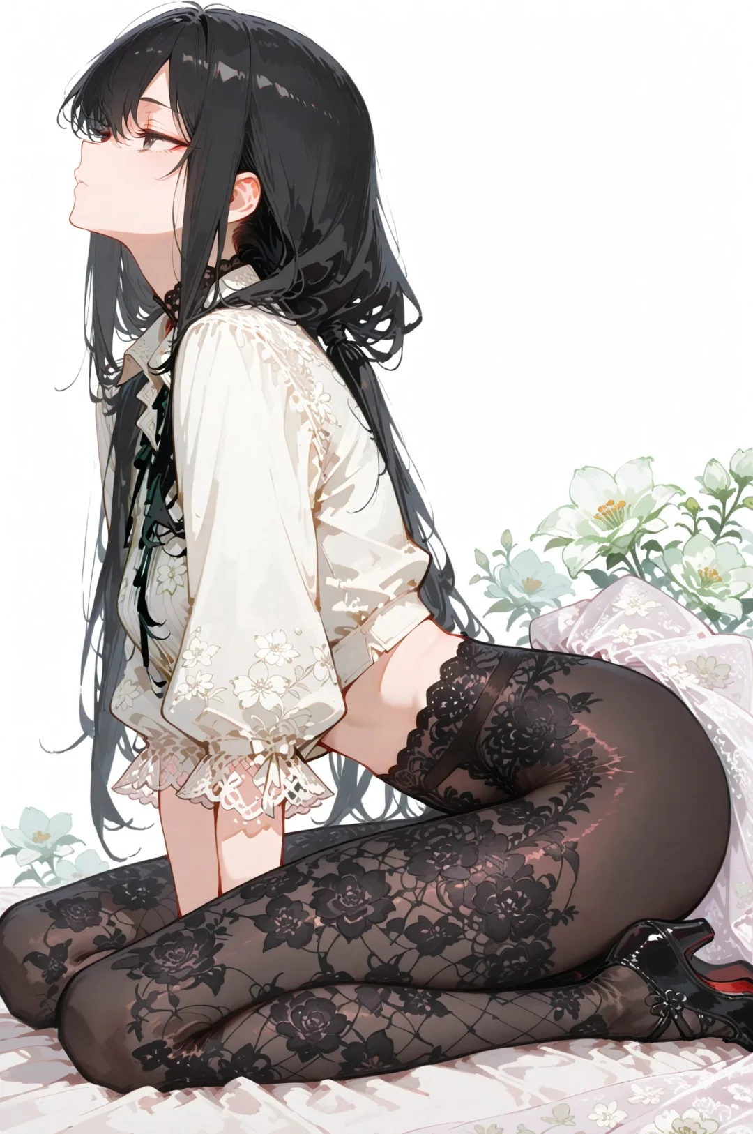 壁纸！！黑丝……大花……才是归宿……！