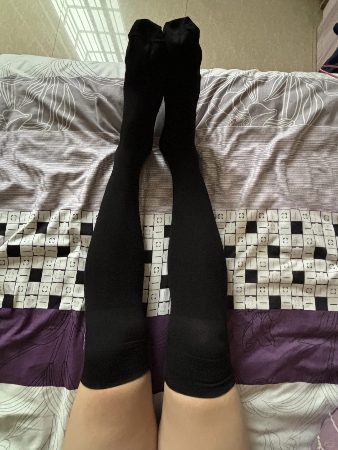 内八、大象腿瞅一瞅，这款过膝袜