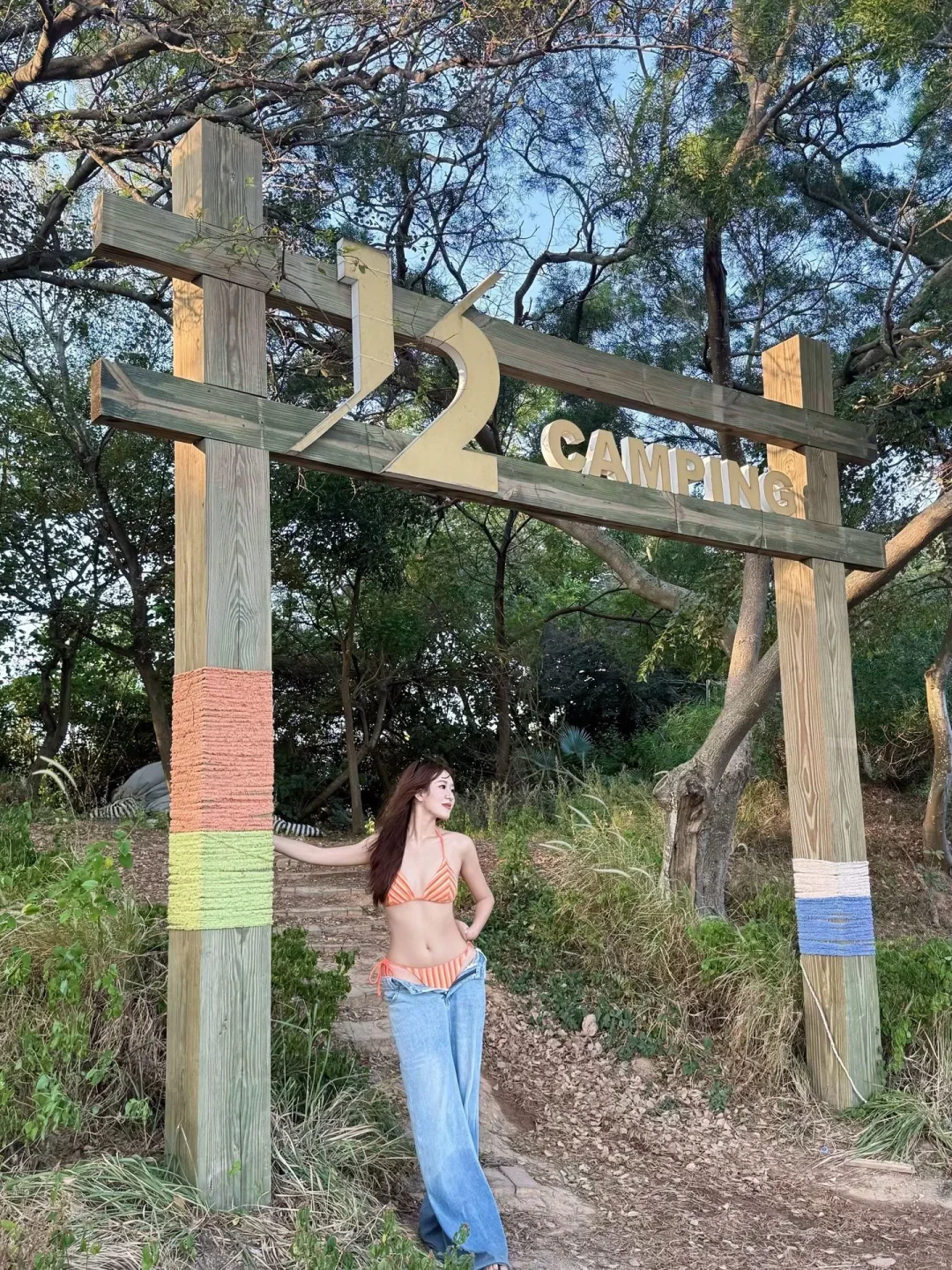 我的泳衣，在海边进行了一场光合作用✌️