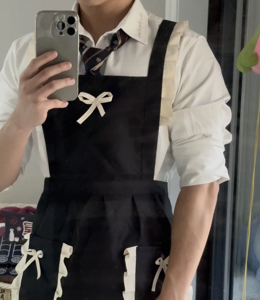 买了个新围裙…