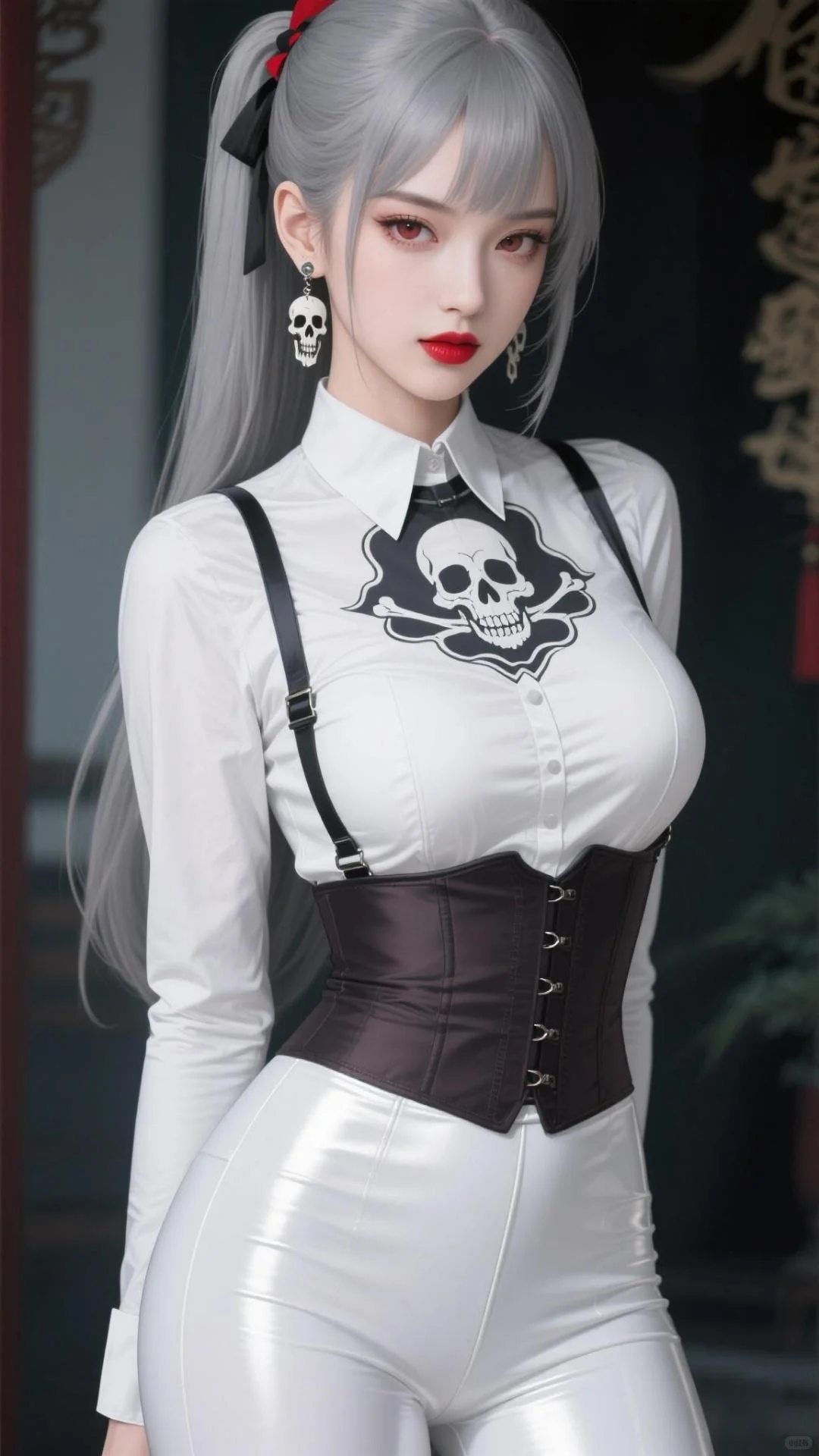 壁纸分享：美女小姐姐的上半身特写