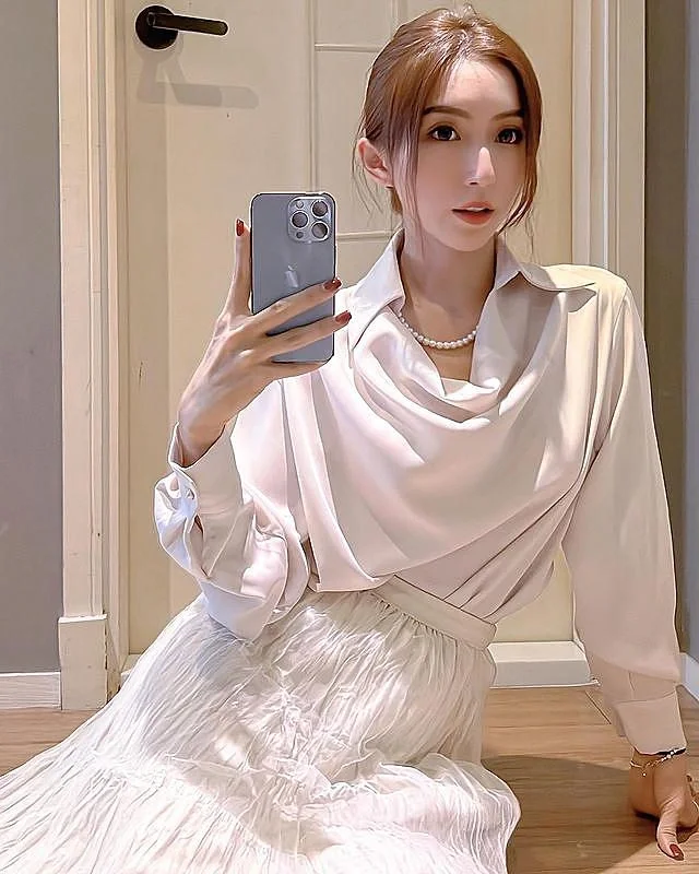 ins美女:五官精致的大长腿美女写真6