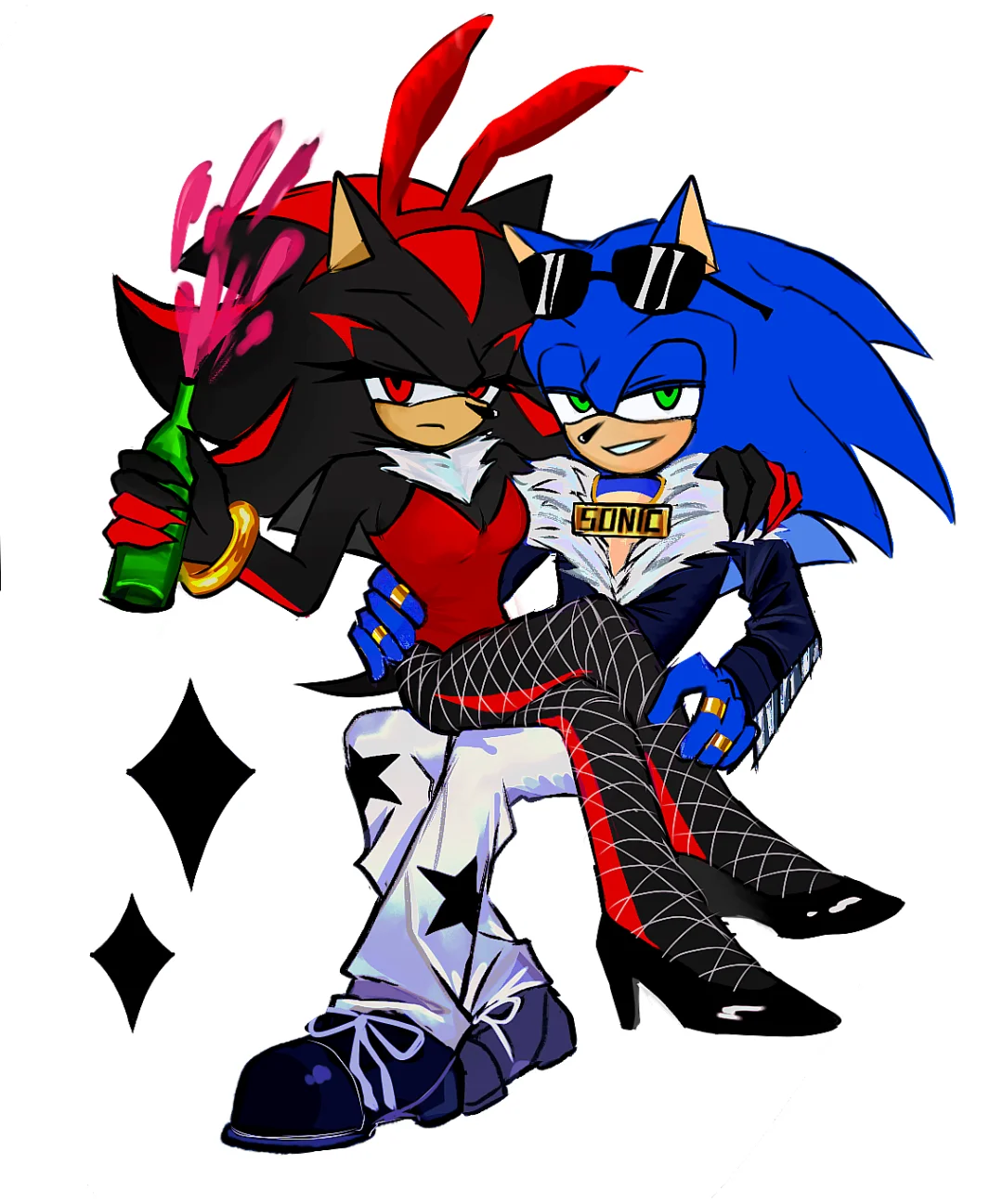 说唱明星和他的火辣女友