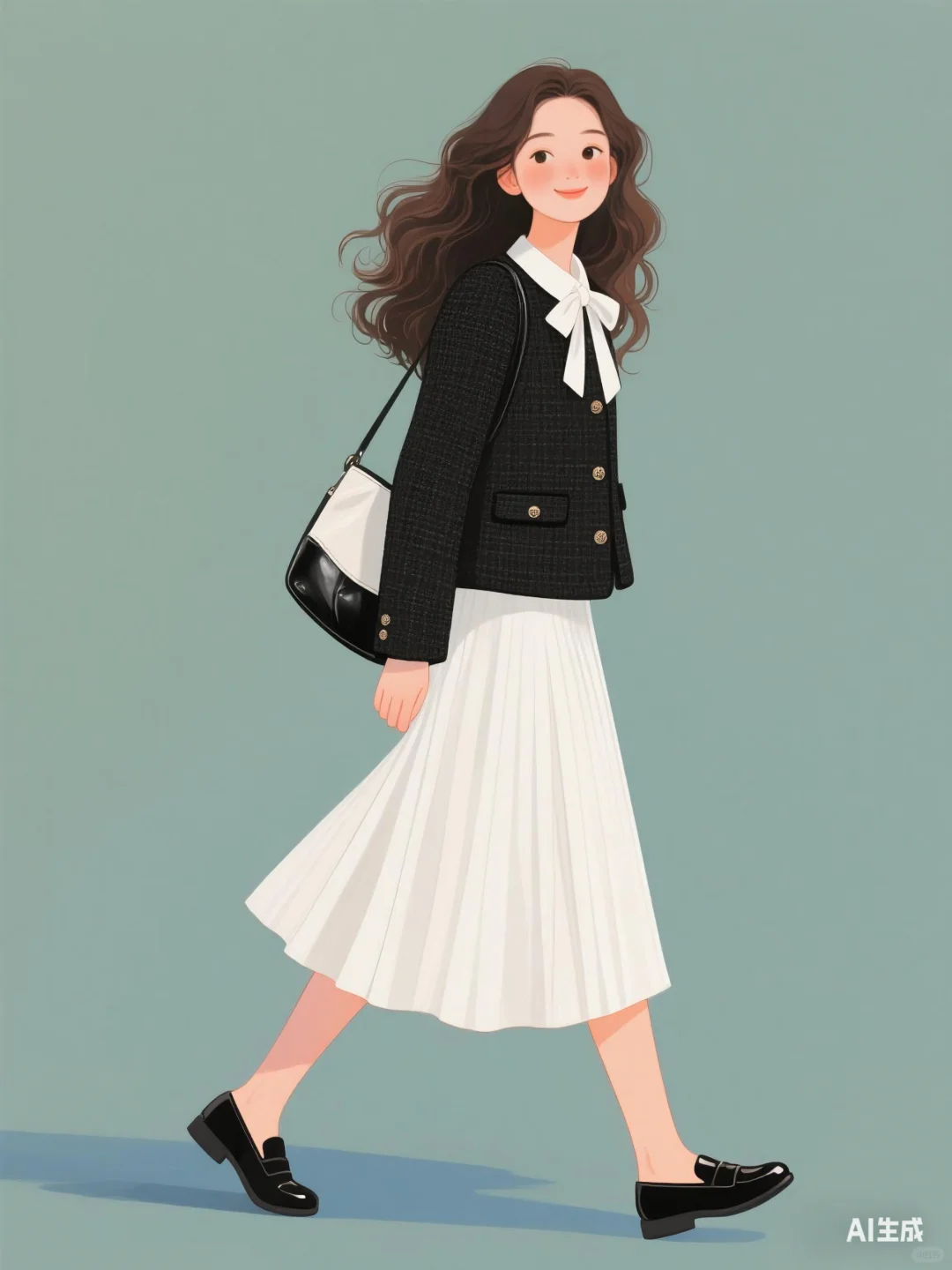 裙角清扬|选一件初秋的裙子展现初秋的温柔