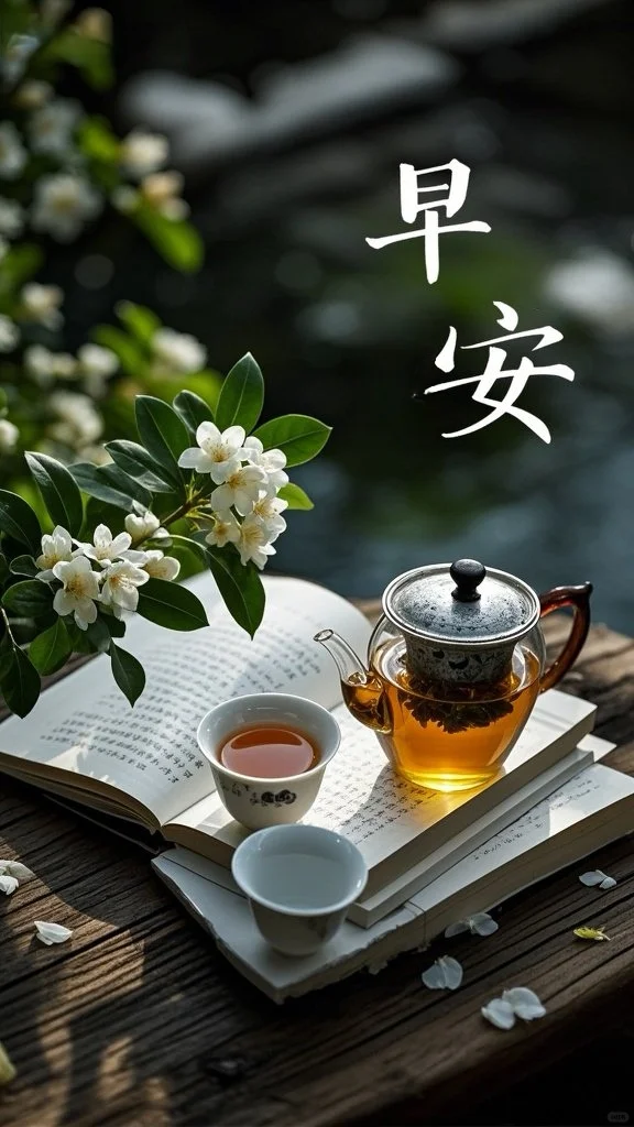 早安图片免费分享，晨光打包了半两清风