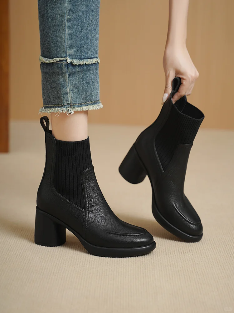 👢复古棕靴上线！显瘦又百搭