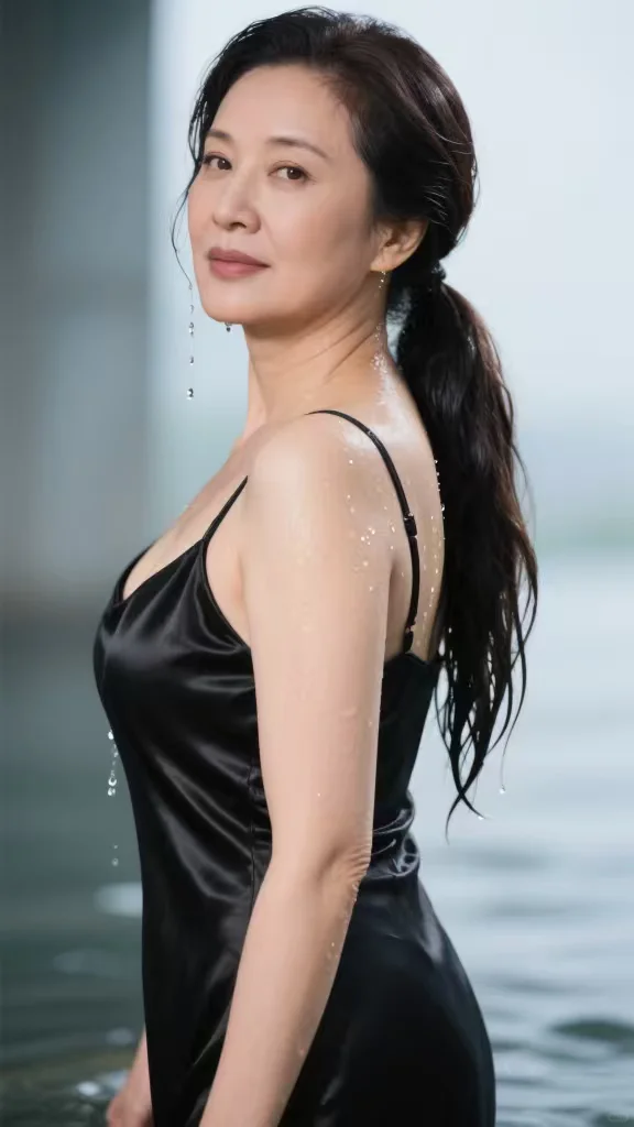 成熟魅力封神，48岁阿姨的水韵韵味真美