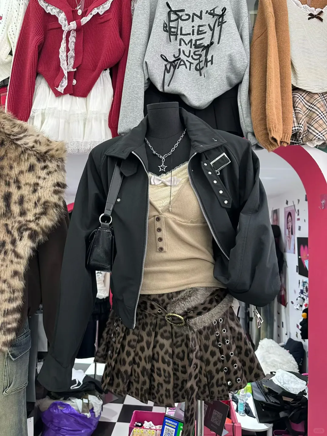 辣妹穿搭分享、甜辣风穿搭、甜酷风穿搭