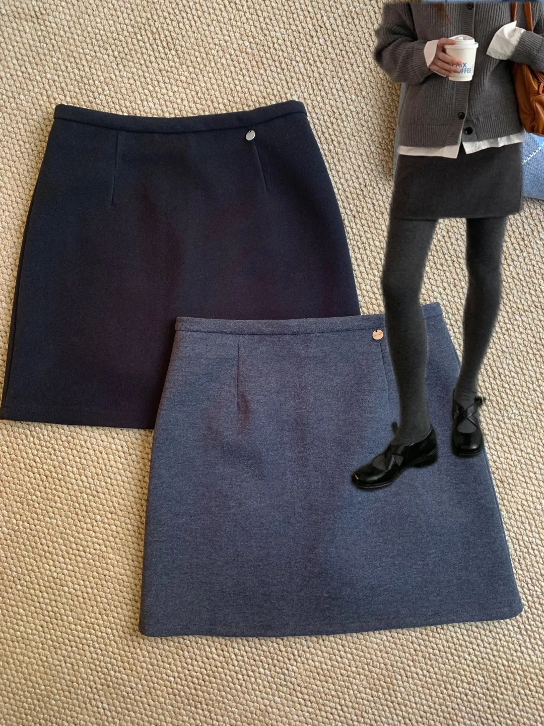 姐妹们秋冬毛呢版短裙来啦！！不敢信才50出头