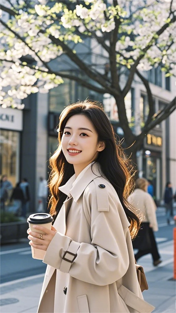 春天的第一套AI街拍