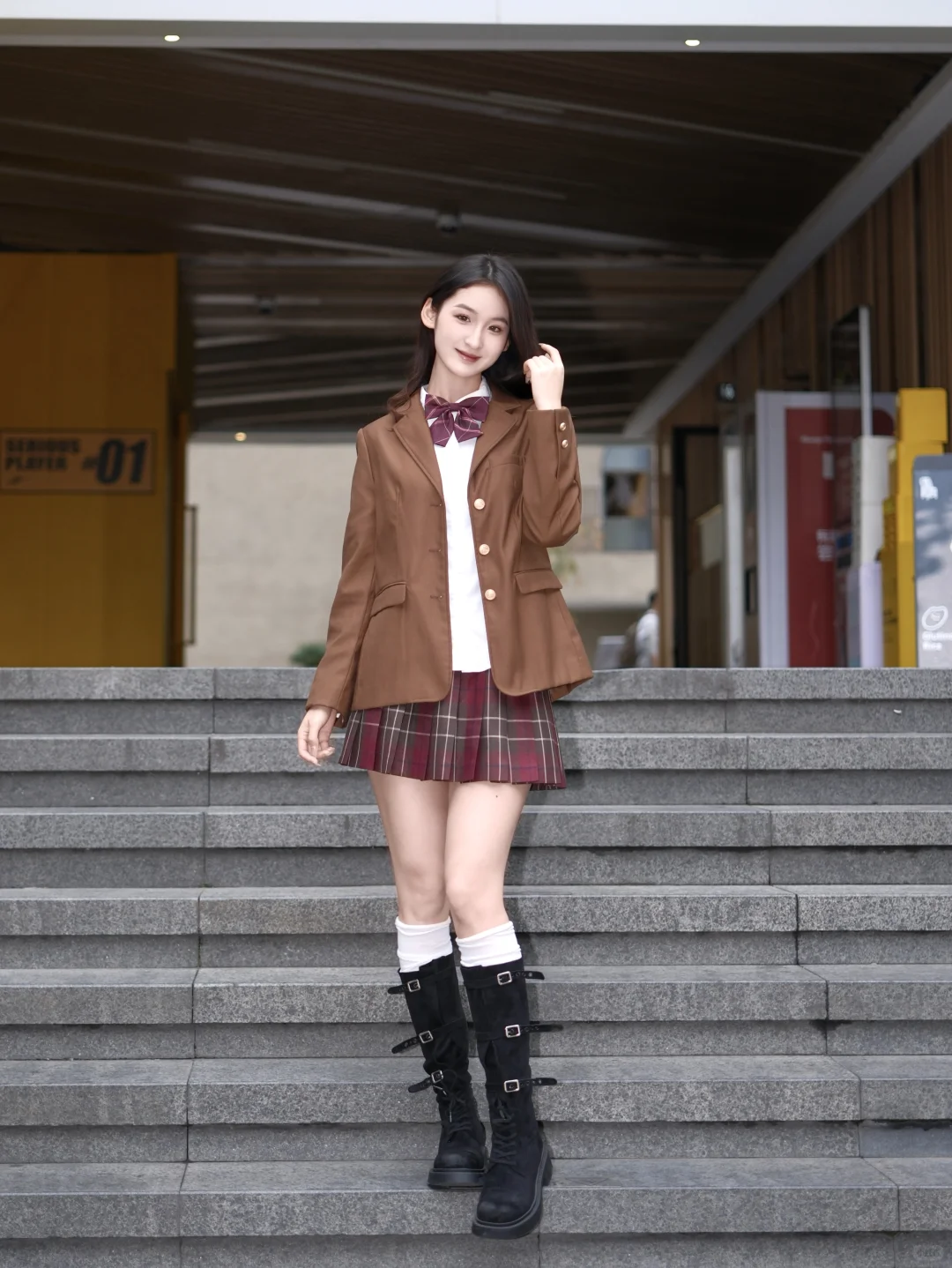 柔系美式jk也可以！🥰