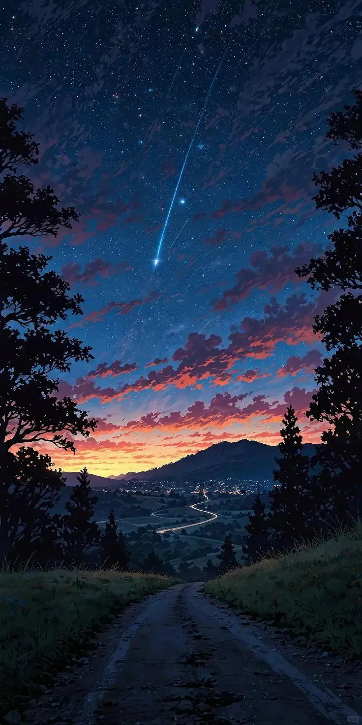 跟我换一张你喜欢的壁纸、星空下的城市