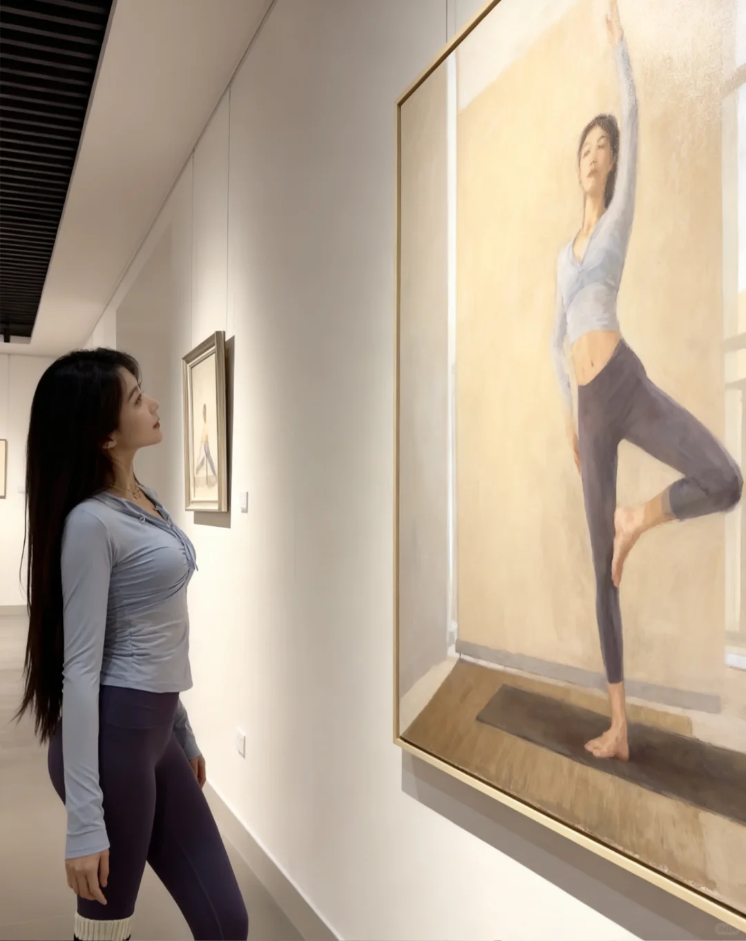 我的瑜伽被画成展，这氛围绝了