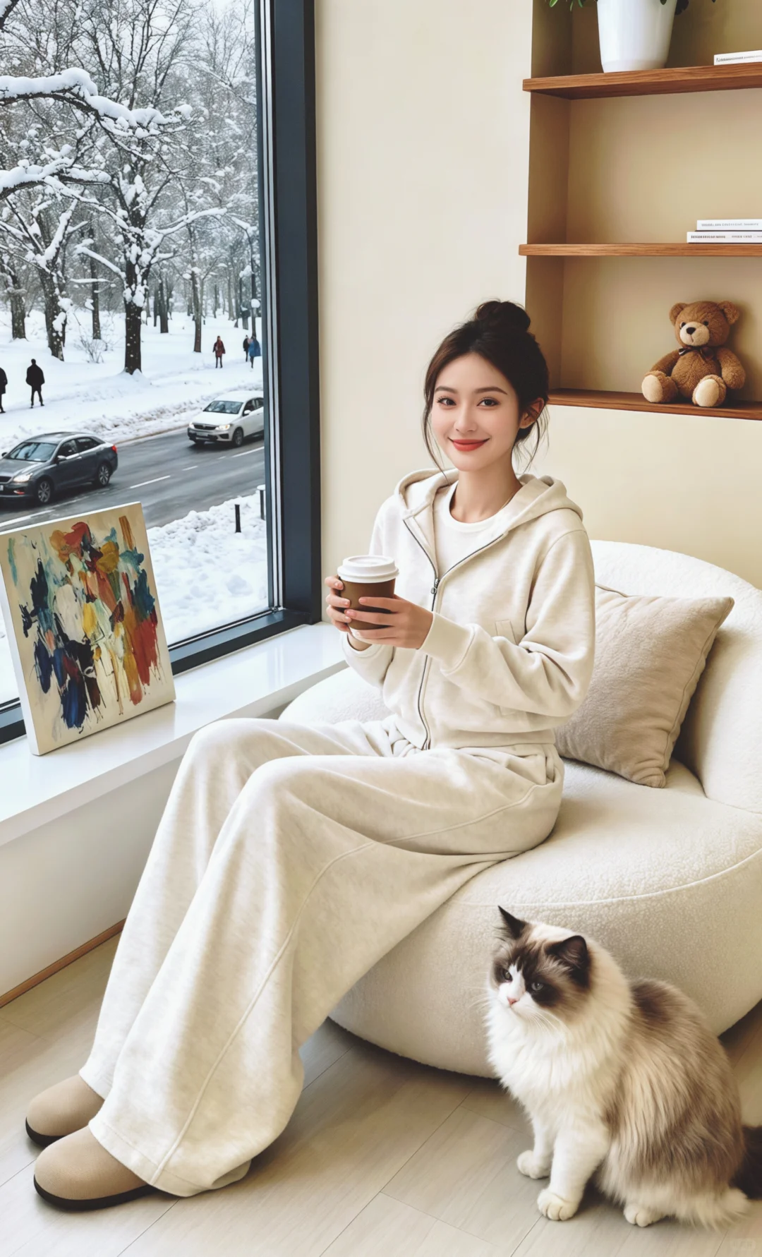 卫衣套装就要把慵懒休闲风进行到底！