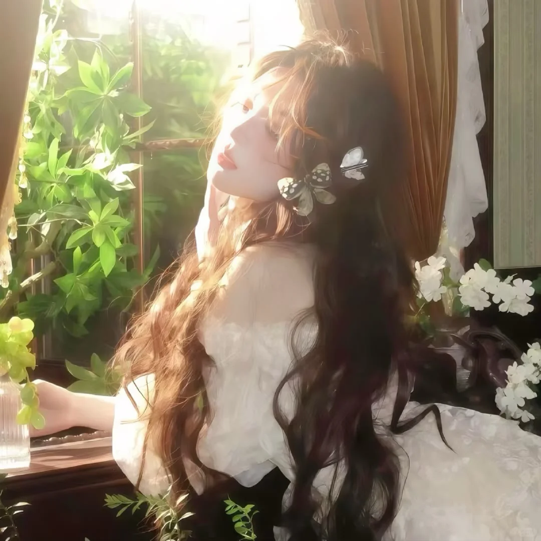 WeChat女头 | 丁达尔效应出现光就有了形状