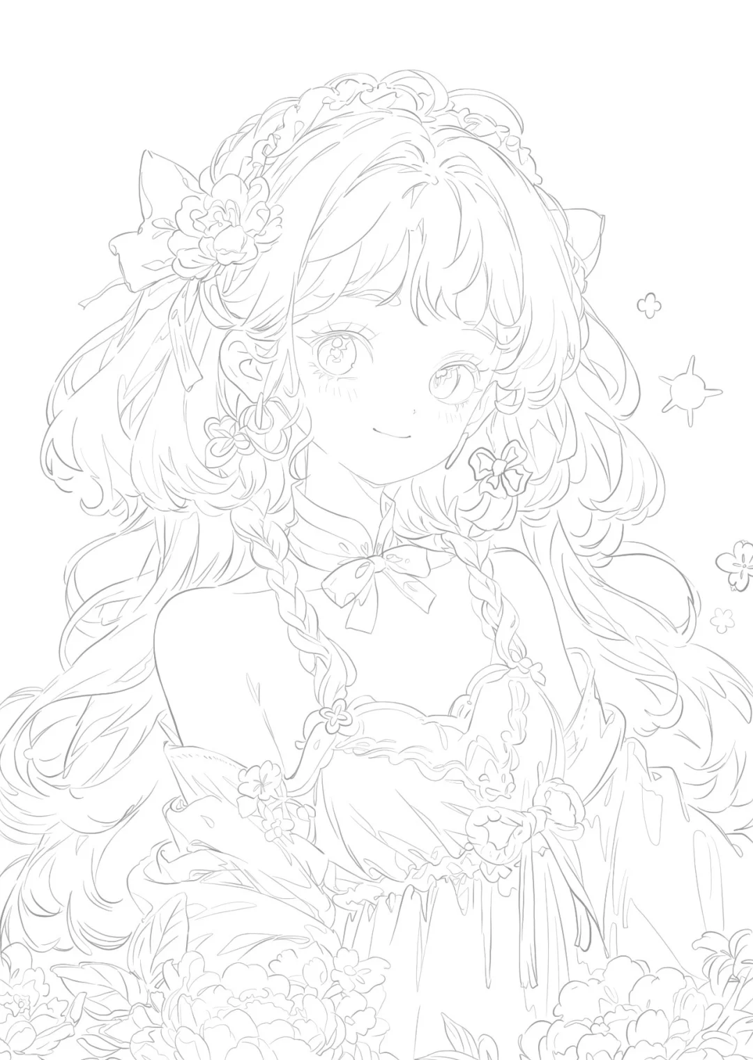 人物线条画🖼️