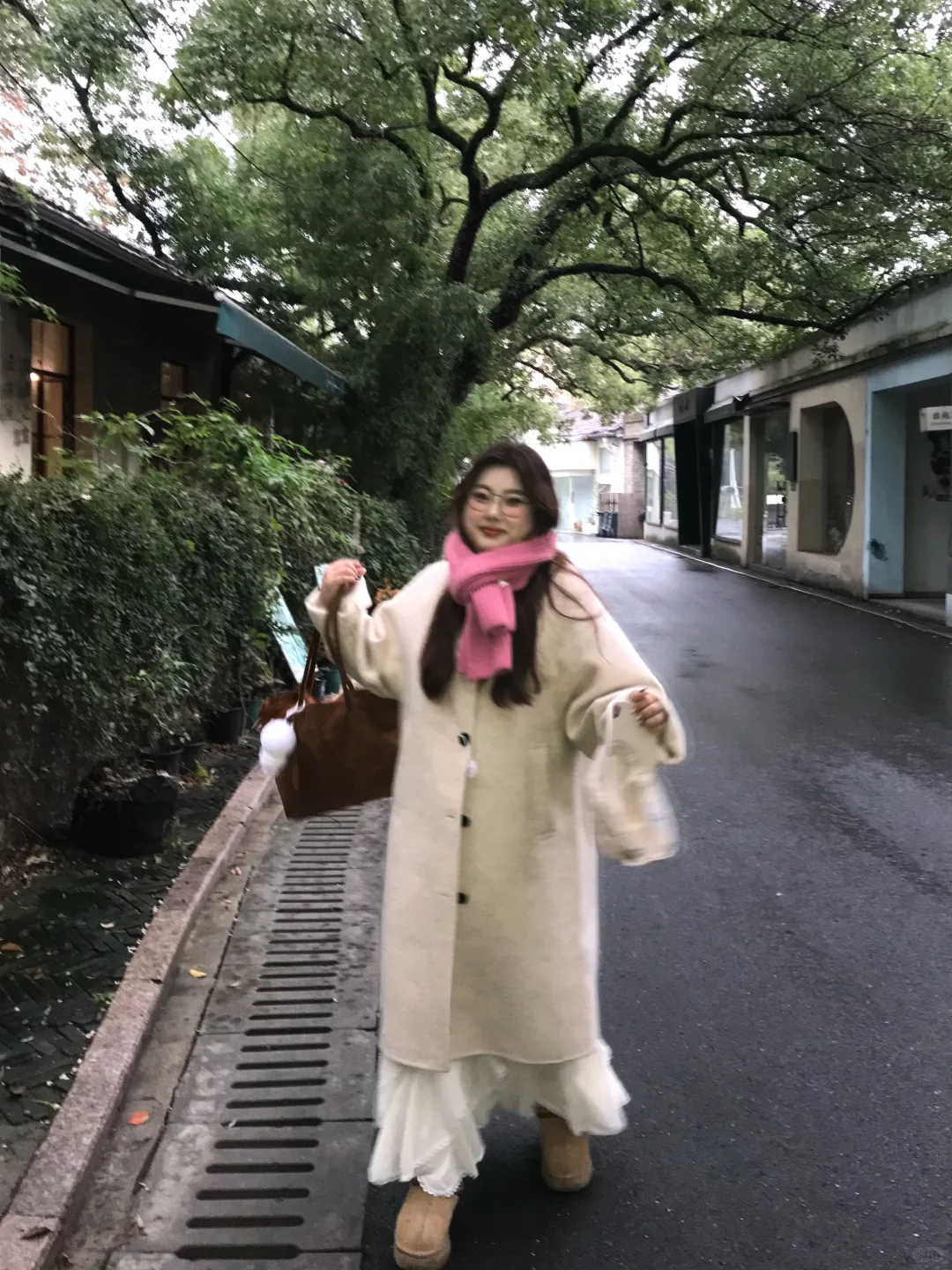 145斤|秋冬才是微胖的主战场！大衣好韩！