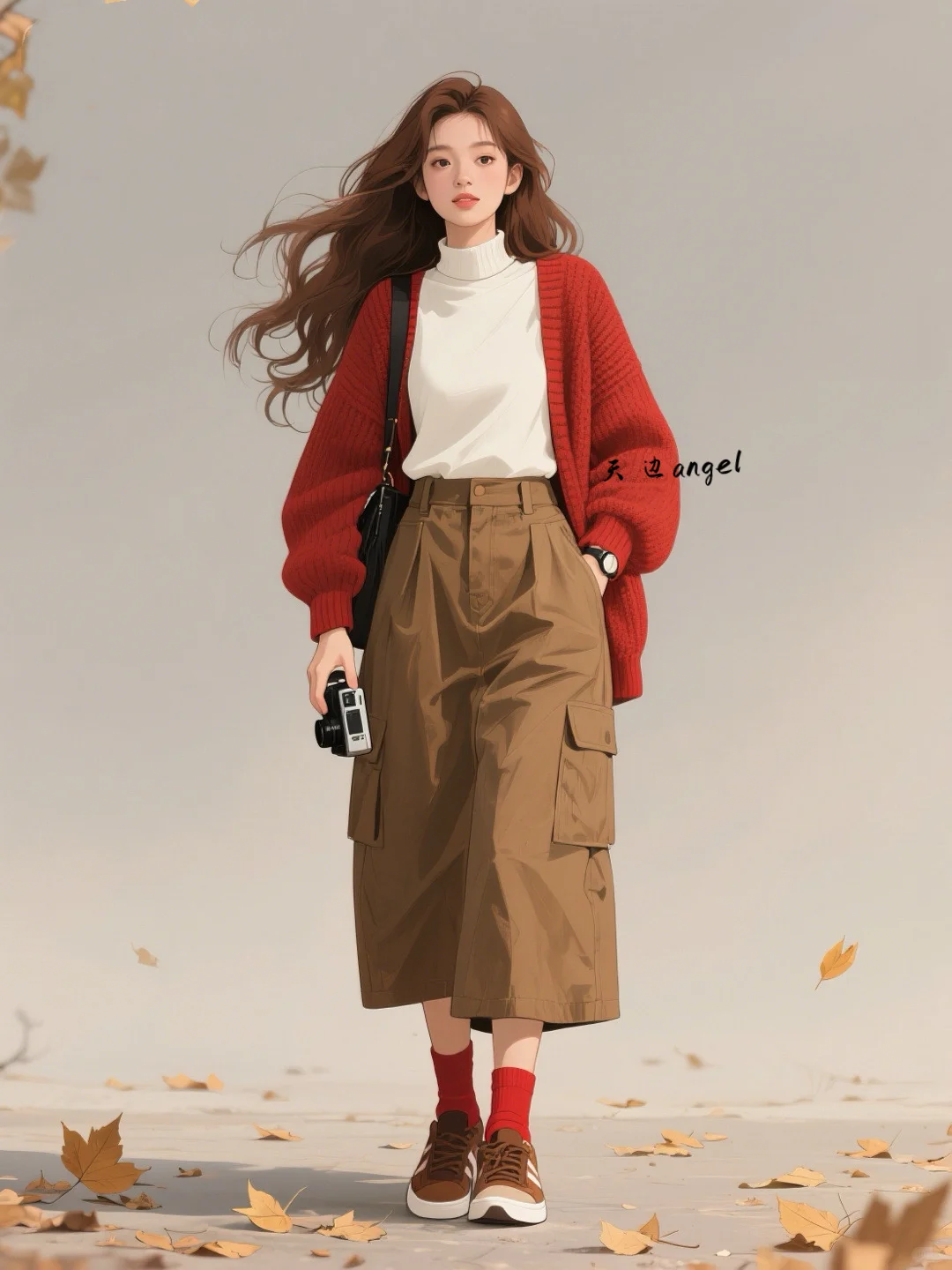 早秋穿搭| 愿你眼里有光，心中有爱