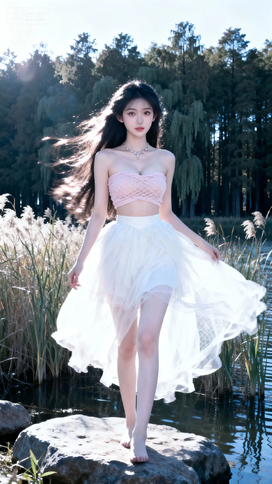 误入人间仙女，美得不可方物～