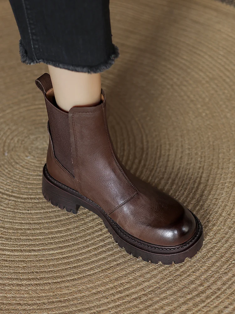🍂秋日OOTD必备！复古切尔西靴真香