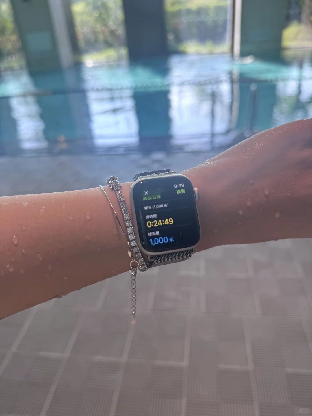 入秋｜1000米｜24分｜蛙泳