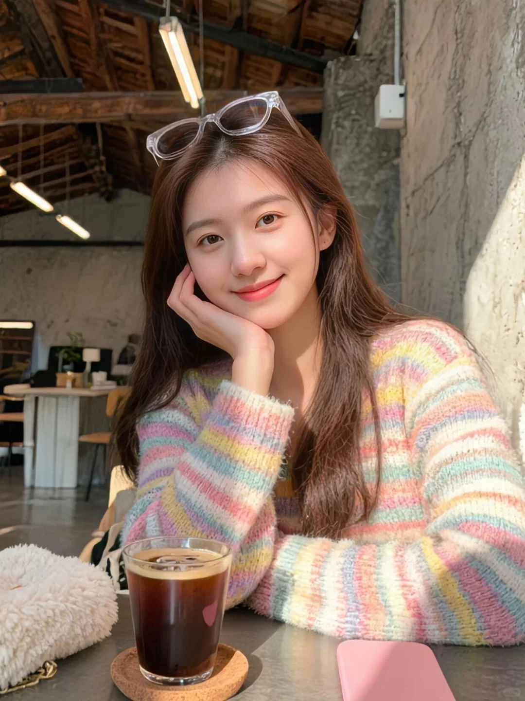 氛围感美女图片