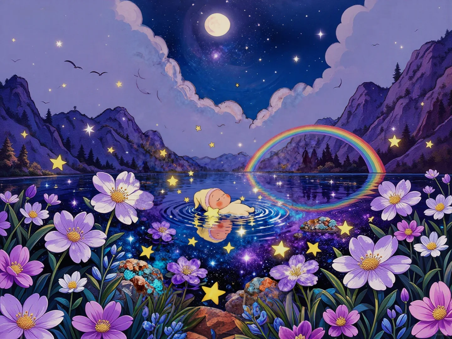 iPad壁纸 | 和星星人说晚安吧