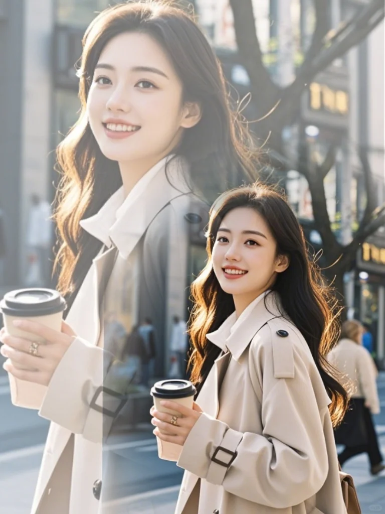 春天的第一套AI街拍