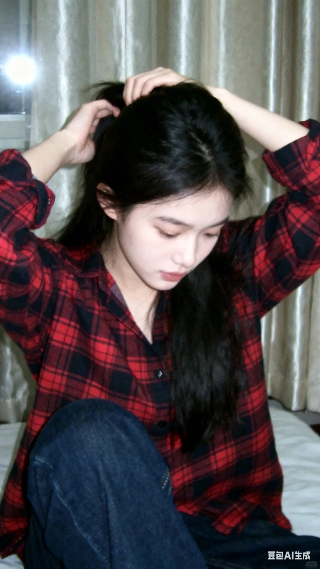 满满青春气息的氛围感美照（AI）