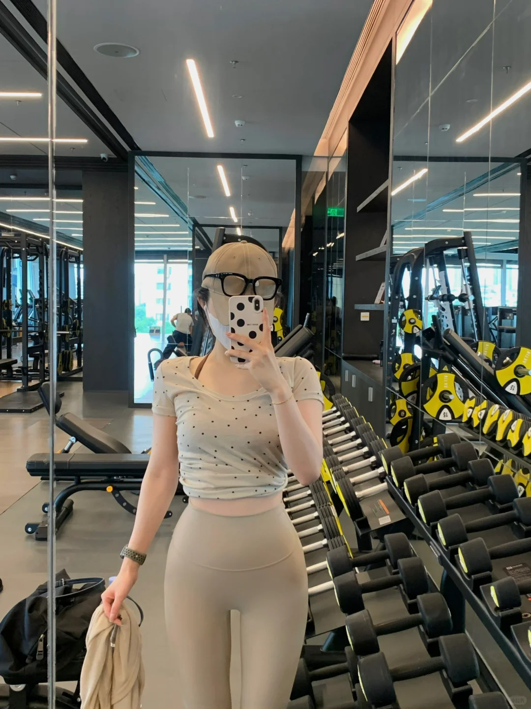 很满意自己的轻线条身材～