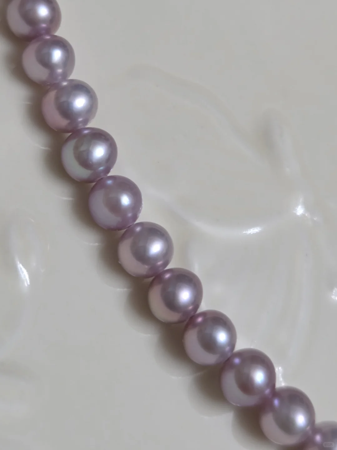 绝美香芋紫色天然淡水珍珠Baby珠小米珠项链