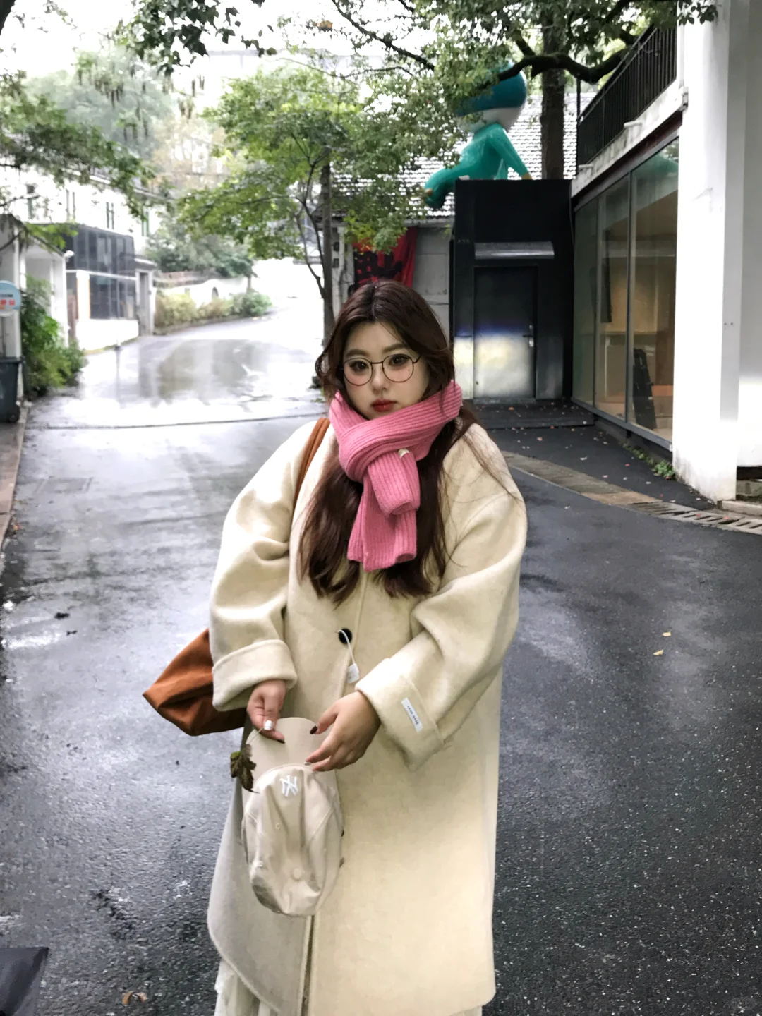 145斤|秋冬才是微胖的主战场！大衣好韩！