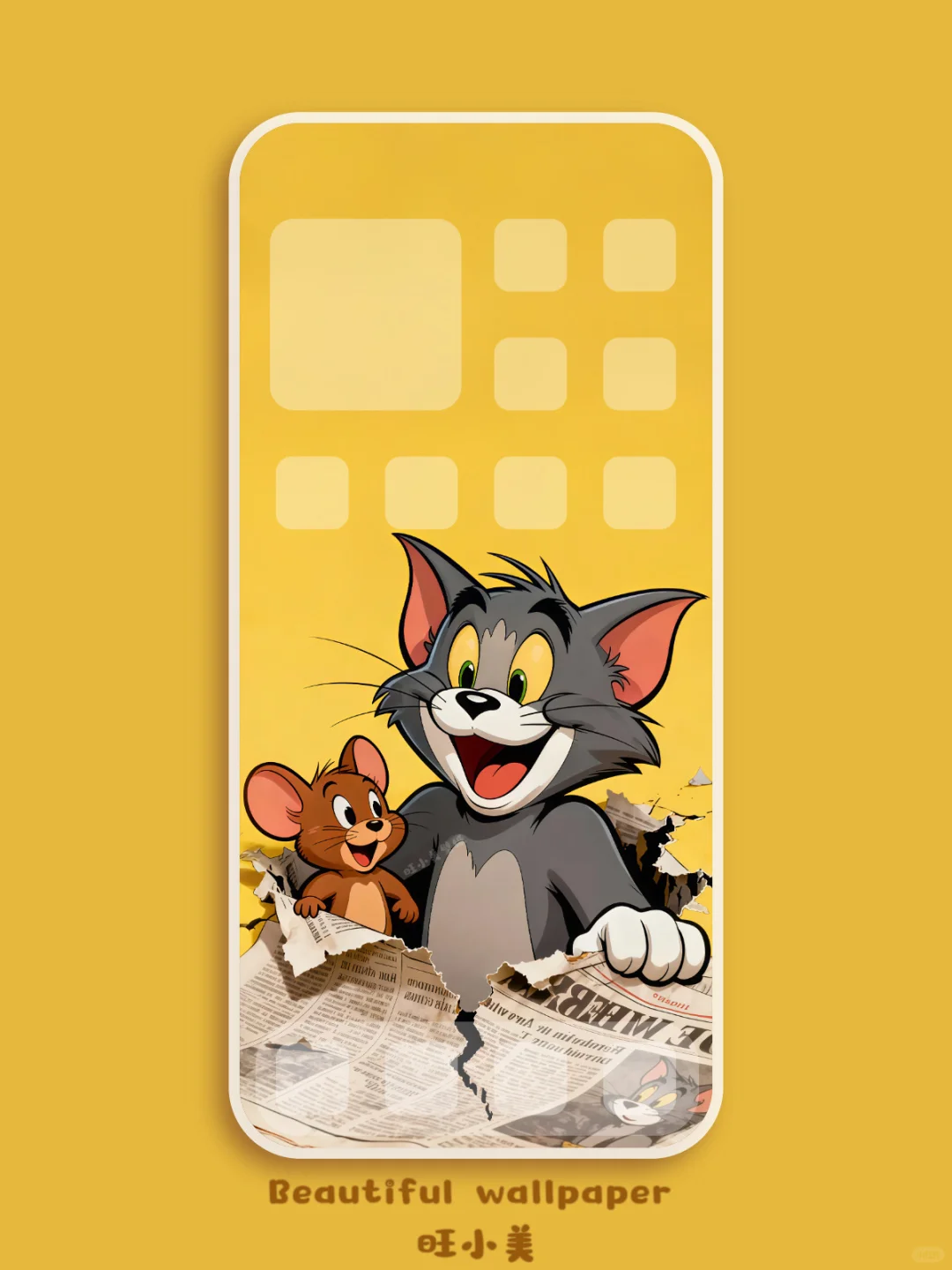 105:汤姆与杰瑞🧀手机壁纸