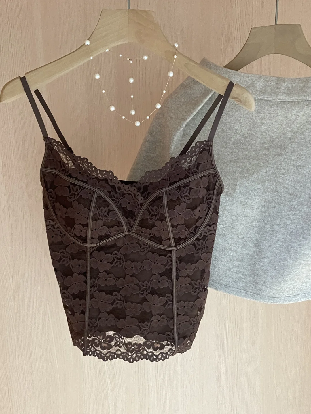 巨百搭的神仙蕾丝吊带！秋冬爱惨了！