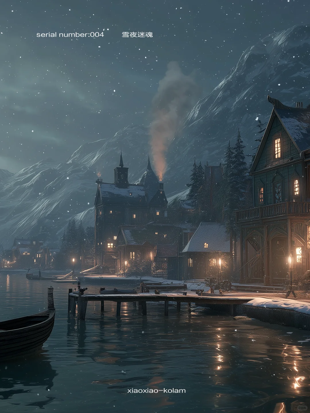 5K超清壁纸｜雪夜迷魂