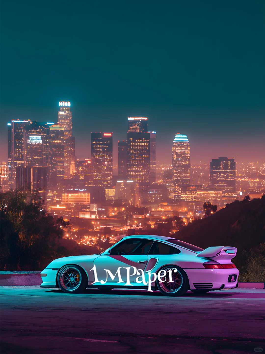 复古车壁纸 l 城市夜景