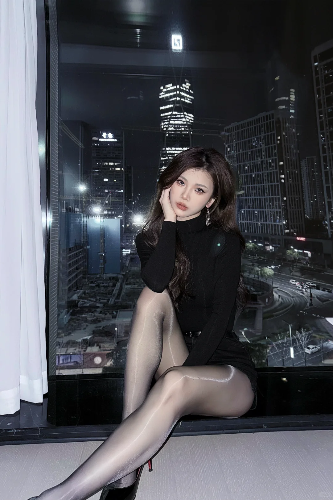 黑丝油袜也斩女🖤拍照教程