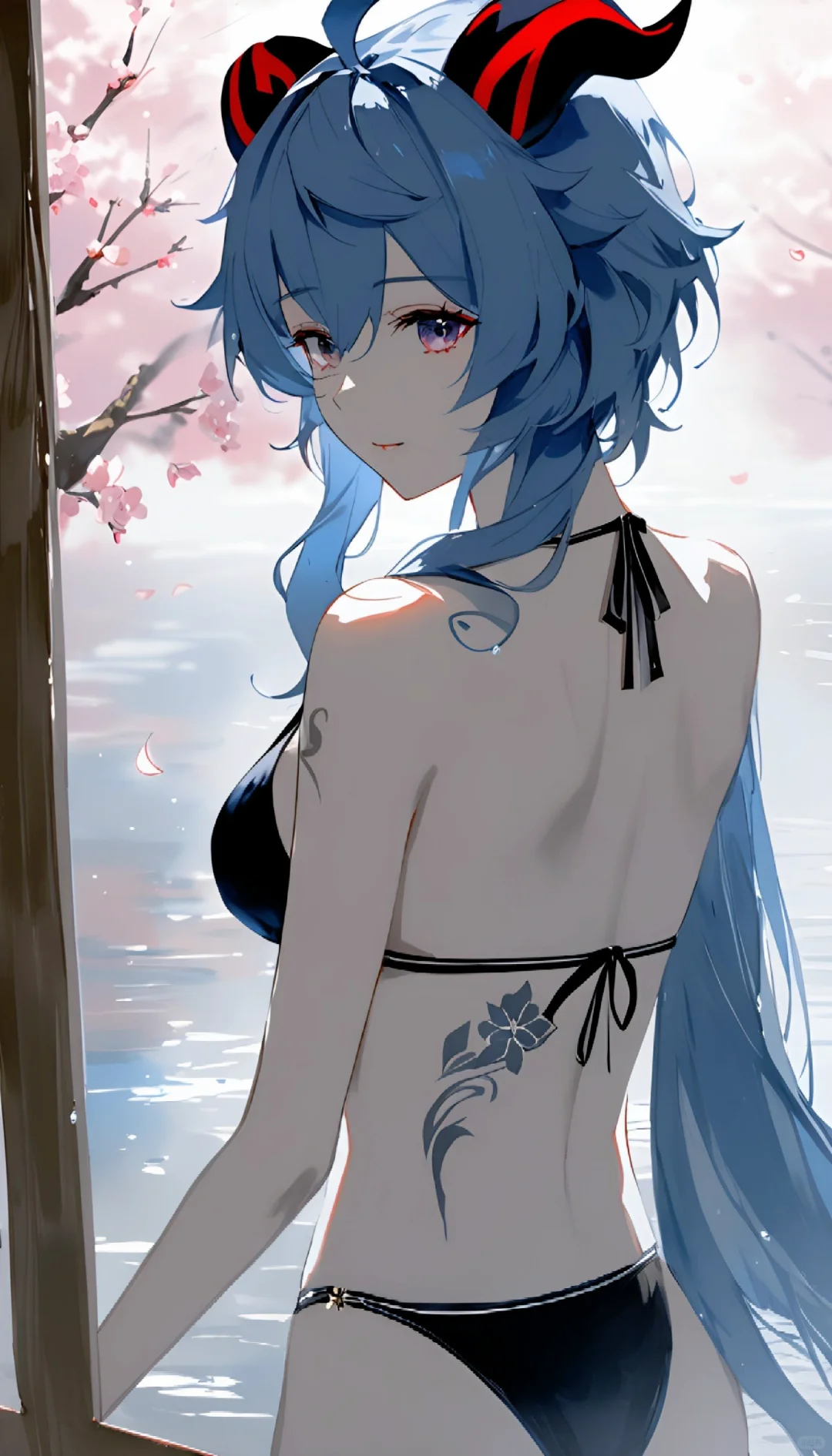 甘雨的泳衣（真爱粉绕道疑似引人不适）