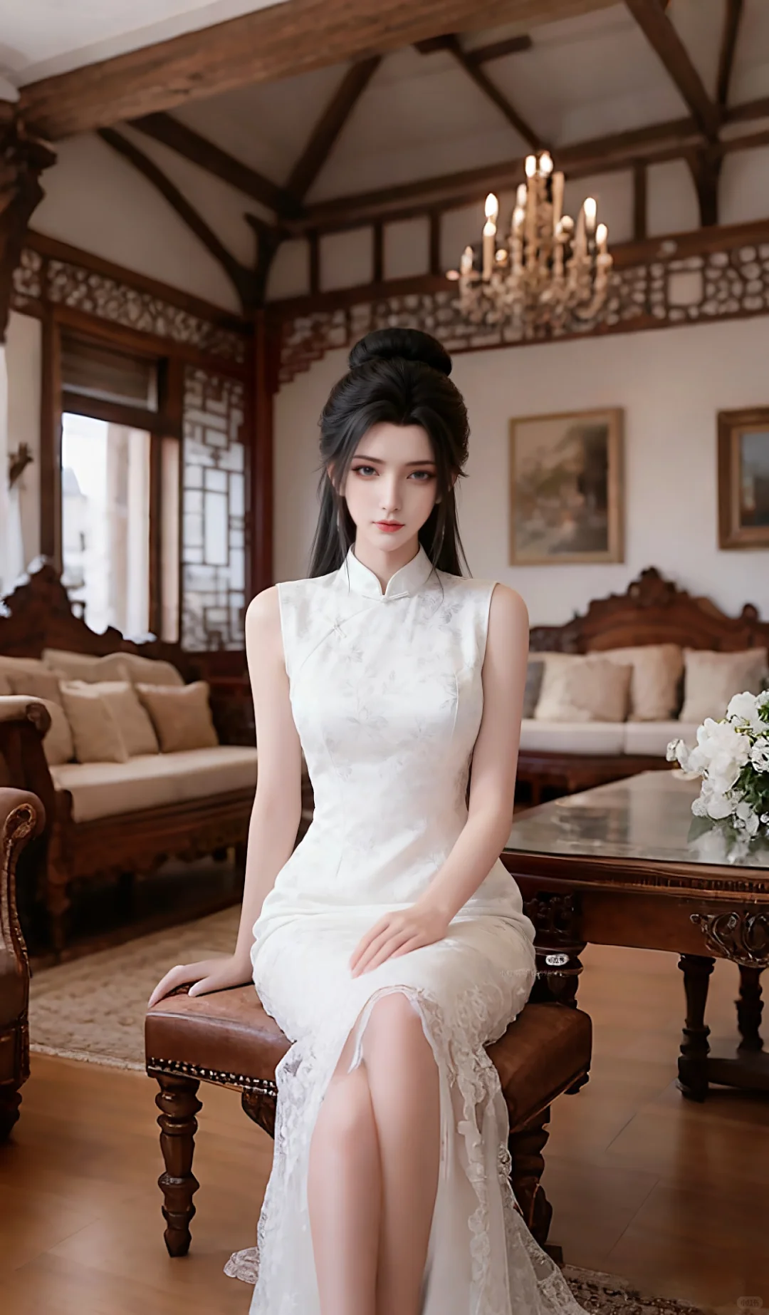 国漫女神穿上现代装陆雪琪