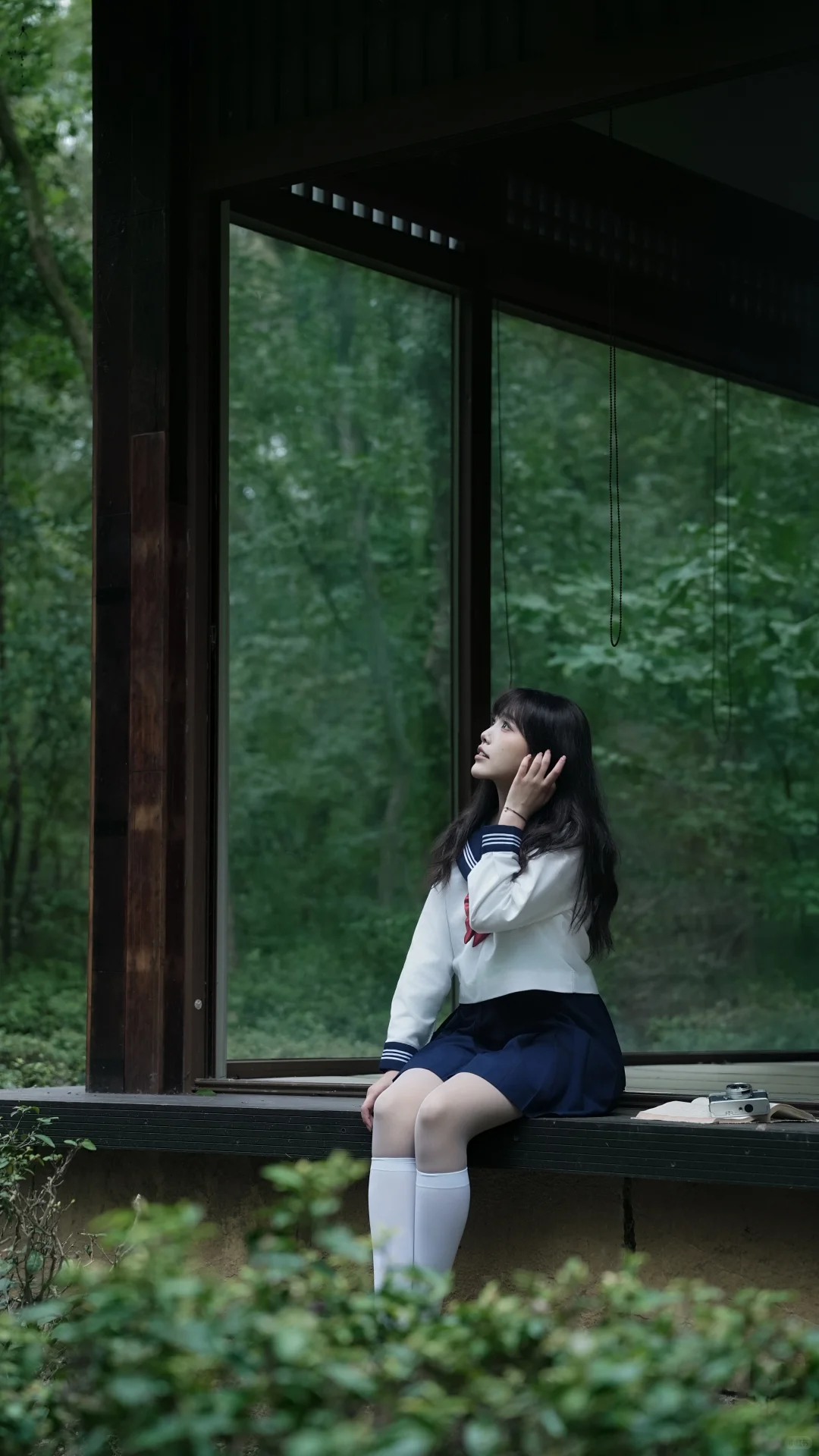 森林里穿jk谁拍谁好看！