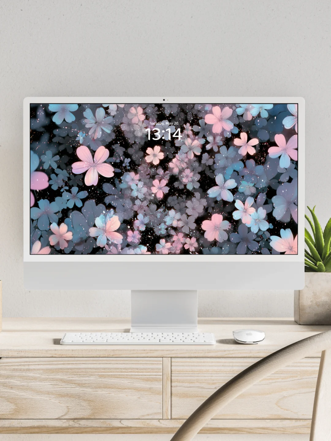 浪漫壁纸 l 粉色花海