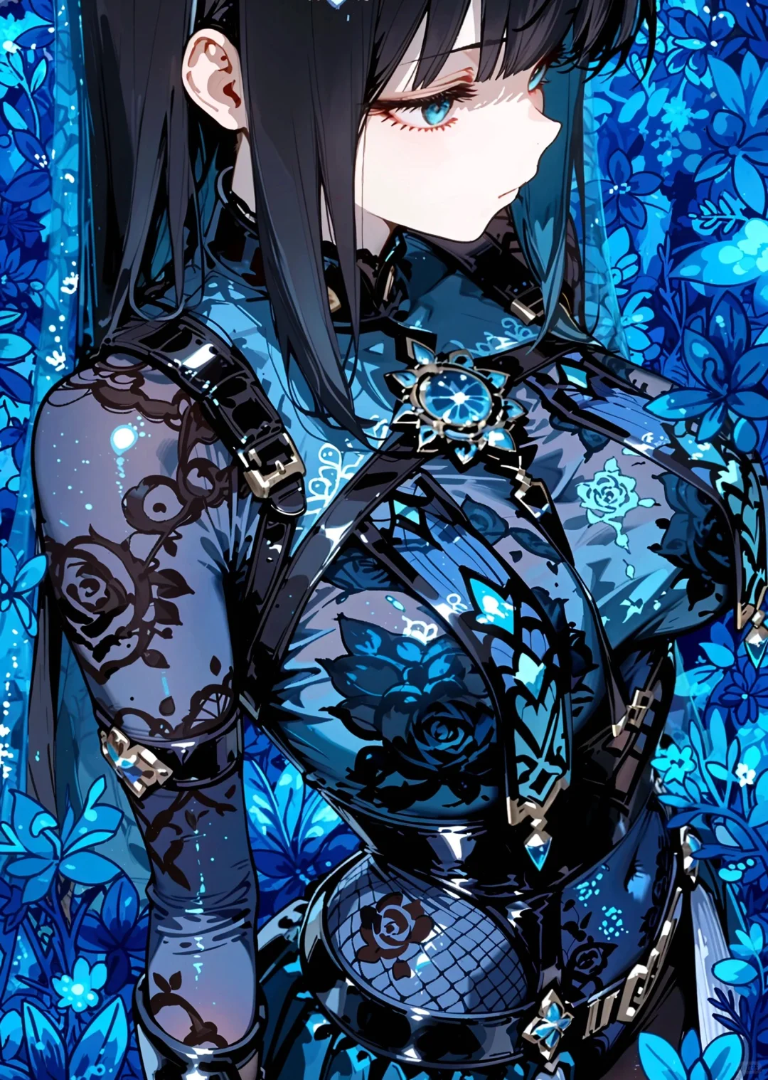 壁纸！！黑丝……大花……才是归宿……！