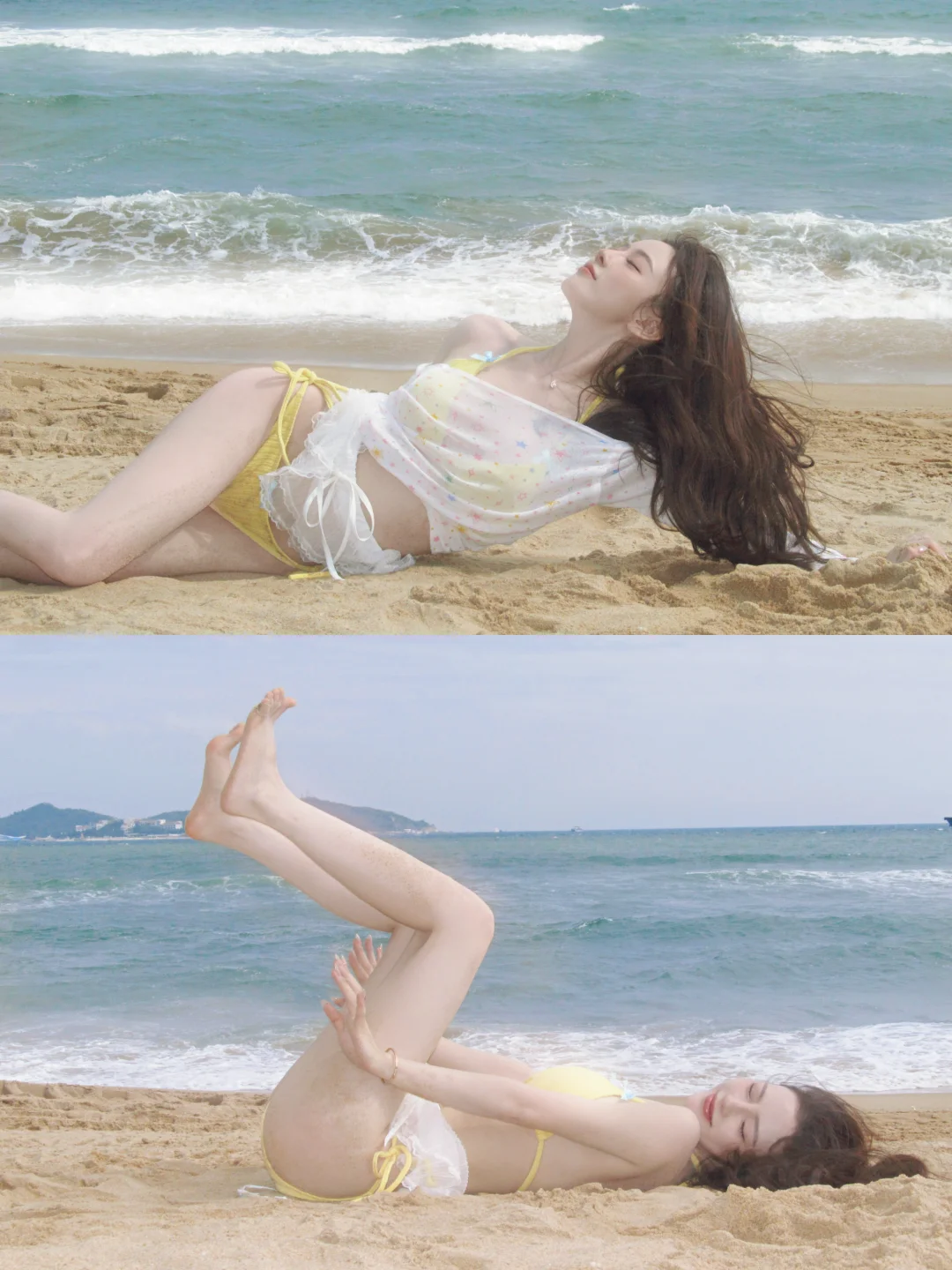 海边拍照姿势分享｜夏日限定🏖️