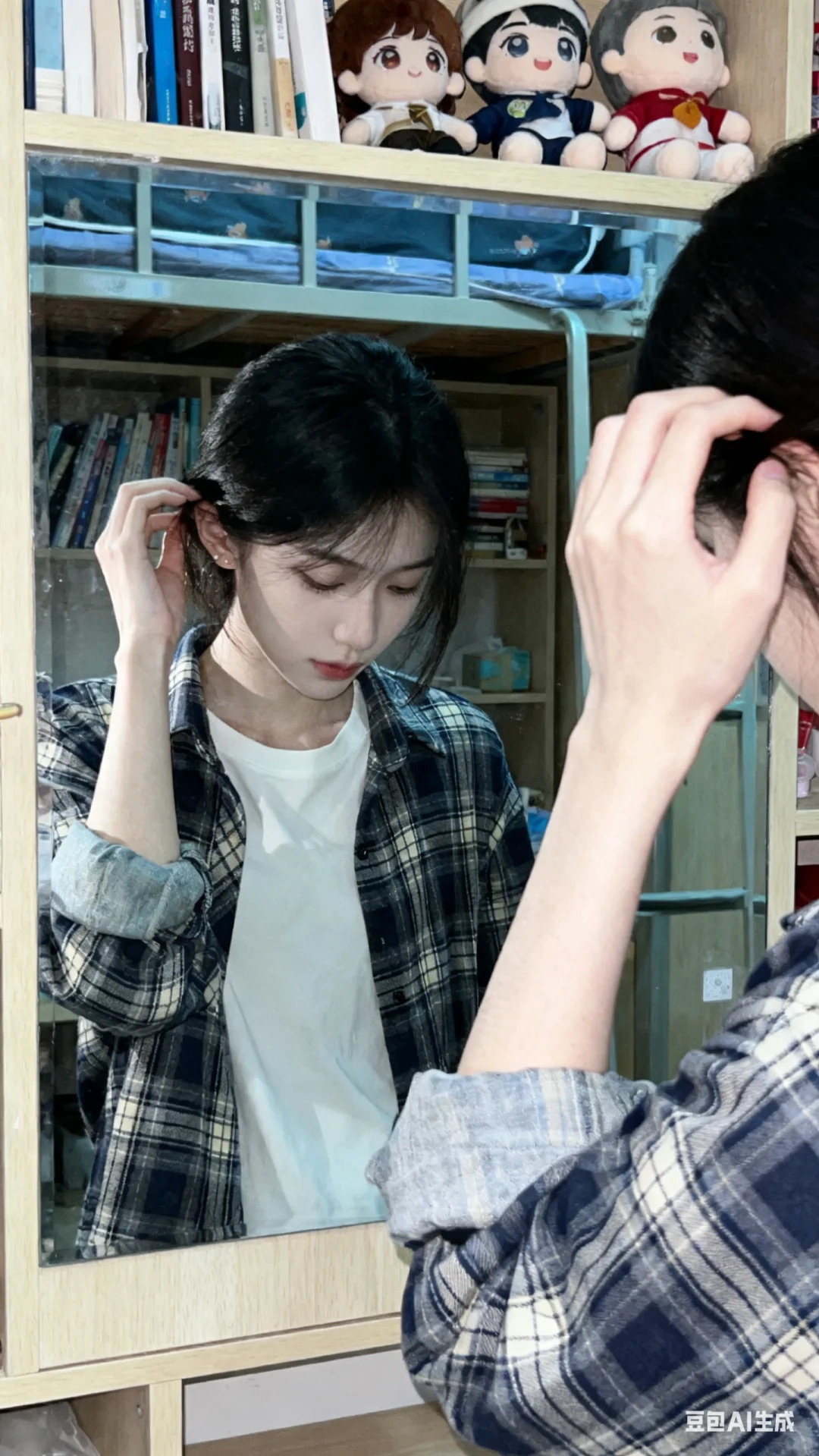 满满青春气息的氛围感美照（AI）