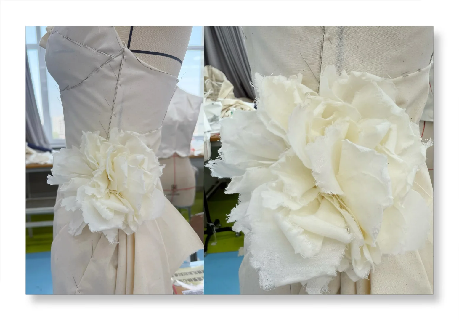 礼服裙Evening grown draping