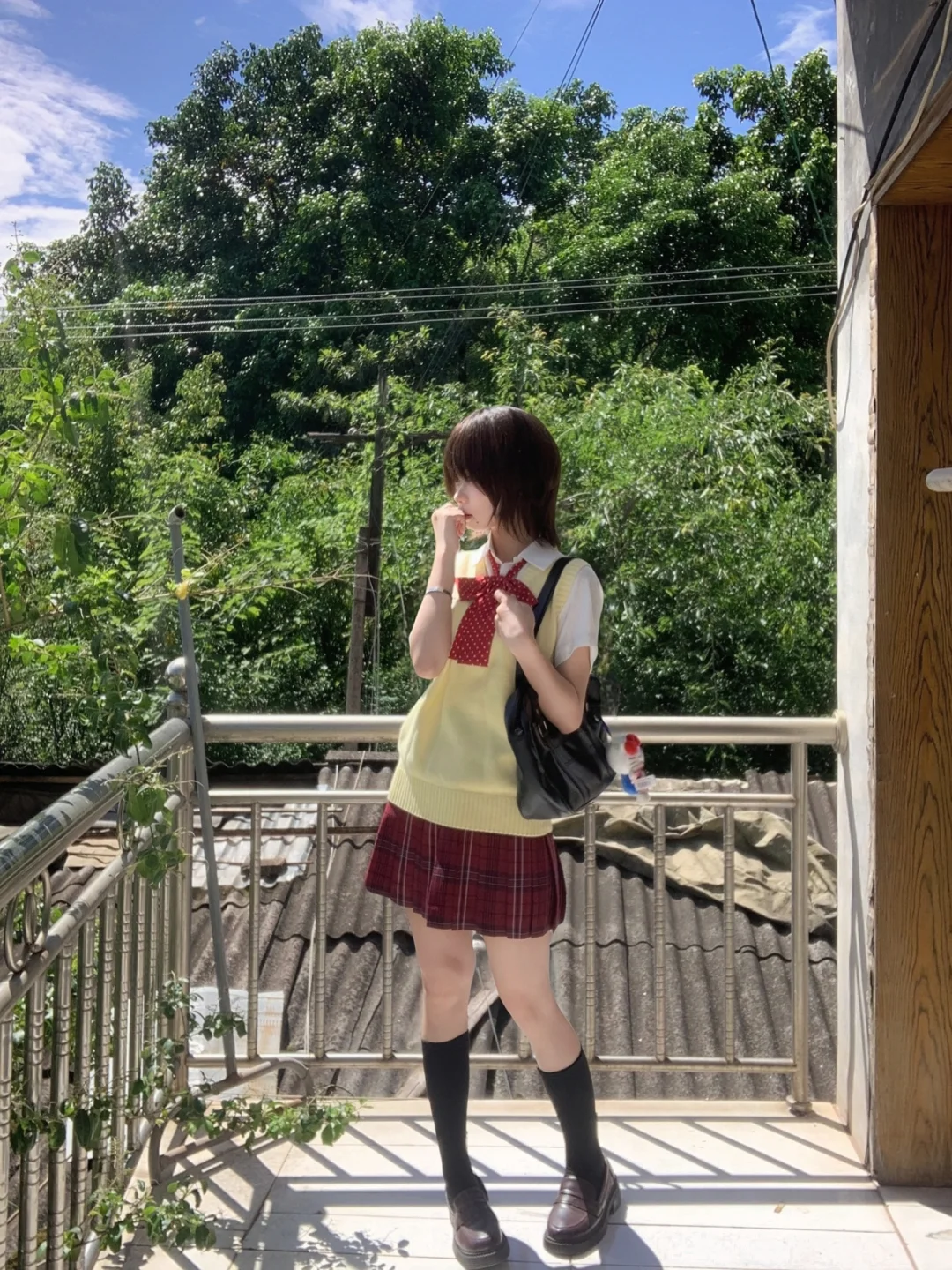 关于我在农村里拍的jk合集