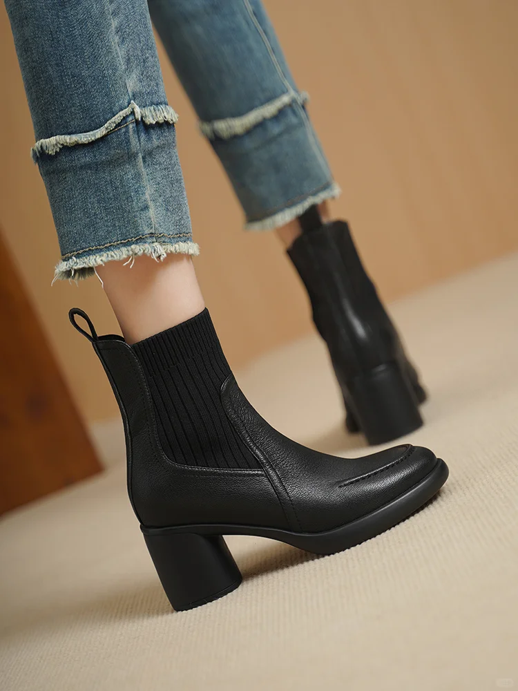 👢复古棕靴上线！显瘦又百搭